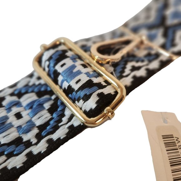 Wide Strap for Shoulder Bags, Sling Bags, Lap Top Bags Geometric Pattern New w/T - Picture 6 of 10